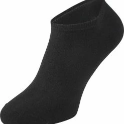 Merkloos Zwarte Enkelsokken - Maat 35/38 - 8 Paar - Naadloos - Katoen -Exporteren beenmode winkel 550x590 2