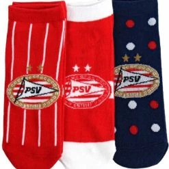 PSV Sneakersokken / Enkelsokken | 3 Paar Sokken | Maat 35-38