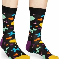 Happy Socks Sokken Balloon Animal Zwart | Maat 41-46 -Exporteren beenmode winkel 550x599