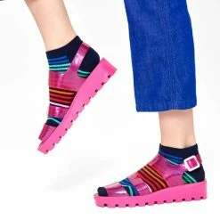 Happy Socks Sneakersok Gestreept 41/46 -Exporteren beenmode winkel 550x602 1