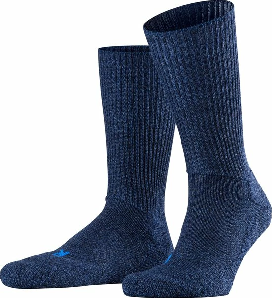 FALKE Walkie Ergo Ademend Hoge Kwaliteit Verwarmend Thermo Met Elastiek Warme Dikke Trekking Hoog Lang Merinowol Blauw Unisex Sokken - Maat 39-41 3 FALKE Walkie Ergo Ademend Hoge Kwaliteit Verwarmend Thermo Met Elastiek Warme Dikke Trekking Hoog Lang Merinowol Blauw Unisex Sokken - Maat 39-41
