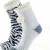 Apollo 2x Dames Bedsokken Zebra Blauw/wit Maat 36/41 -Exporteren beenmode winkel 550x605 1