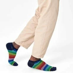 Happy Socks Sneakersok Gestreept 41/46 -Exporteren beenmode winkel 550x611