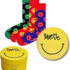 Happy Socks - Unisex Sokken Love Me 3-Pack Gift Box - Multi - Maat 41-46