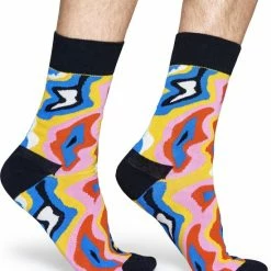 Happy Socks MRI Sokken, Zwart/Multi - Maat 36-40 -Exporteren beenmode winkel 550x625