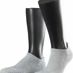 FALKE Cool Kick Sneaker Sneakersokken Versterkte Sneaker Sokken Heren Dames Zonder Motief Met Pluche Zool En Hielband Ademend Sneldrogend Grijs Unisex Sokken - Maat 39-41 -Exporteren beenmode winkel 550x627 1