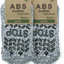 Merkloos ABS Sokken | Anti- Slip | Comfortabele Huisslipper Sokken Voor Dames | Gezellige | Warme | Coole Sokken | Cadeau Sokken | 2 Paar -Exporteren beenmode winkel 550x627 3