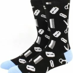 Winkrs | Kappers Sokken | Schaar, Kam, Mesje | Leuke Sokken Maat 39/43