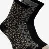 Scapino 3 Paar Dames Sokken Met Luipaardprint - Zwart - Maat 35/38 -Exporteren beenmode winkel 550x644 1
