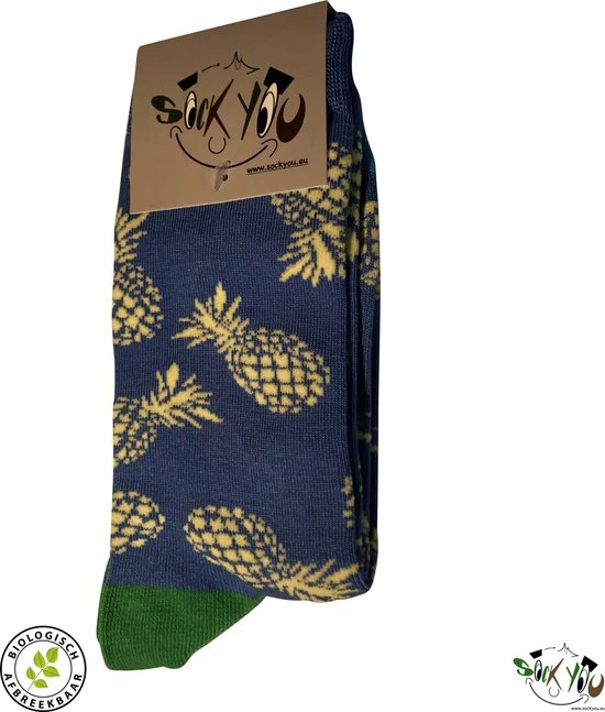 Merkloos Sockyou Box N16 - 3 Paar Vrolijke Bamboe Sokken - Maat 35-39 6 Merkloos Sockyou Box N16 - 3 Paar Vrolijke Bamboe Sokken - Maat 35-39 - Afbeelding 4