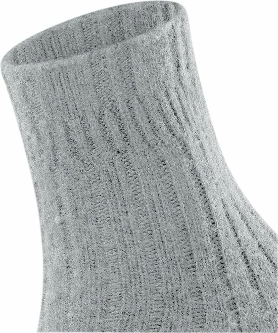 FALKE Bedsock Rib Versterkte Patroonloze Cottage Sokken Ademend Zacht En Houdt De Huid Warm In Bed Merinowol Kasjmier Grijs Dames Sokken - Maat 35-38 6 FALKE Bedsock Rib Versterkte Patroonloze Cottage Sokken Ademend Zacht En Houdt De Huid Warm In Bed Merinowol Kasjmier Grijs Dames Sokken - Maat 35-38 - Afbeelding 4