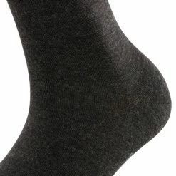 FALKE Softmerino Dik Halfhoog Comfortabel Zonder Motief Zacht Winter Warm Ondoorzichtig Merinowol Katoen Grijs Dames Sokken - Maat 35-36 -Exporteren beenmode winkel 550x660 19