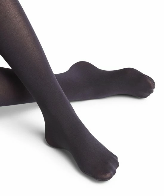 FALKE Cotton Touch Dik Winter Comfortabel Zacht Zonder Motief Elegant Mat Fijn Effen Warm Ondoorzichtig Blauw Dames Panty - Maat XL 4 FALKE Cotton Touch Dik Winter Comfortabel Zacht Zonder Motief Elegant Mat Fijn Effen Warm Ondoorzichtig Blauw Dames Panty - Maat XL - Afbeelding 2