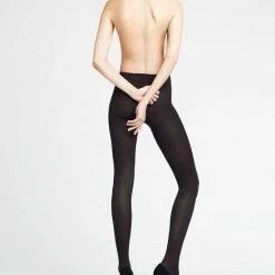 FALKE Pure Matt Dun Fijn Versterkt Zacht Zonder Motief Effen Mat Elegant Comfortabel Half Ondoorzichtig 50 Denier Zwart Dames Panty - Maat S-M -Exporteren beenmode winkel 550x660 7