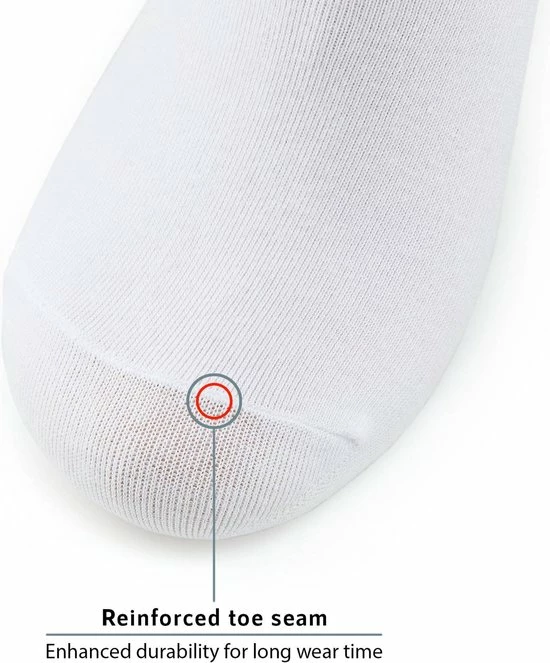 Merkloos Enkelsokken - Vrouwen - Wit- 10 Pack - Small 5 Merkloos Enkelsokken - Vrouwen - Wit- 10 Pack - Small - Afbeelding 3
