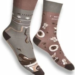 More Fashion - Dames Sokken - 35/38 - 4-Pack - Coffee & Cake - MADE IN EU -Exporteren beenmode winkel 550x664 6