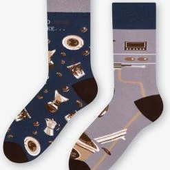 More Fashion - Dames Sokken - 35/38 - 4-Pack - Coffee & Cake - MADE IN EU -Exporteren beenmode winkel 550x664 7