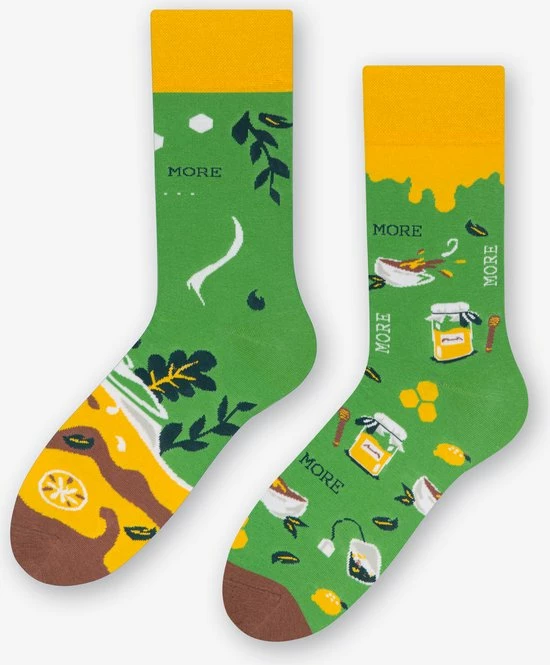 More Fashion - Heren Sokken - 39/42 - 4-Pack - Juice & Tea - MADE IN EU 15 More Fashion - Heren Sokken - 39/42 - 4-Pack - Juice & Tea - MADE IN EU - Afbeelding 13