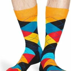 Happy Socks Argyle Sock Multicolour, Maat 36/40 -Exporteren beenmode winkel 550x666 4