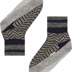 FALKE Cosyshoe Herringbone Slofsok Lang Met Patroon Met Anti-slip Noppen Gestreept Maagdelijke Wol Blauw Dames Sokken - Maat 37-38 14 FALKE Cosyshoe Herringbone Slofsok Lang Met Patroon Met Anti-slip Noppen Gestreept Maagdelijke Wol Blauw Dames Sokken - Maat 37-38 -Exporteren beenmode winkel 550x667 22