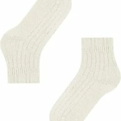 FALKE Bedsock Rib Versterkte Patroonloze Cottage Sokken Ademend Zacht En Houdt De Huid Warm In Bed Merinowol Kasjmier Wit Dames Sokken - Maat 35-38 -Exporteren beenmode winkel 550x668 3