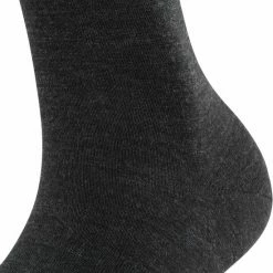 FALKE Softmerino Kniehoge Sokken Versterkte Kniekousen Zonder Patroon Ademend Lang Effen Warm Dik Winter Merinowol Katoen Grijs Dames Sokken - Maat 35-36 -Exporteren beenmode winkel 550x669