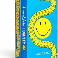 Happy Socks Smiley Giftbox 3P Multi - 36-40 -Exporteren beenmode winkel 550x669 3