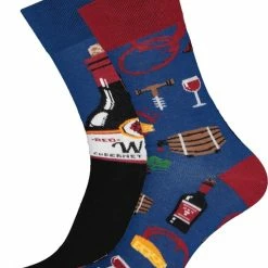 Toffe Sokken - Gekke Sokken - Cabernet Sockvignon By Many Mornings Maat: 39 T/m 42
