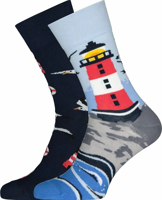 Many Mornings Sokken - Nordic Lighthouse - Unisex - Maat: 43-46 3 Many Mornings Sokken - Nordic Lighthouse - Unisex - Maat: 43-46