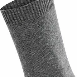 FALKE Cosy Wool Zonder Motief Zacht Dik Winter Warm Ondoorzichtig Halfhoog Comfortabel Merinowol Kasjmier Grijs Dames Sokken - Maat 35-38 -Exporteren beenmode winkel 550x686