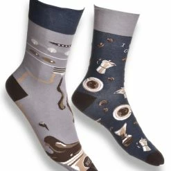 More Fashion - Dames Sokken - 35/38 - 4-Pack - Coffee & Cake - MADE IN EU -Exporteren beenmode winkel 550x687 7