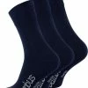 SOCKS4FUN Bamboe Sokken - 3 Paar - Navyblauw - Normale Schachtlengte - Maat 35/38 -Exporteren beenmode winkel 550x689