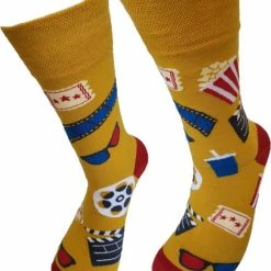 Merkloos Verjaardag Cadeau - 3d Bioscoop - Grappige Sokken - Schildpadsokken - Leuke Sokken - Vrolijke Sokken - Luckyday Socks - Cadeau Sokken - Socks Waar Je Happy Van Wordt - Maat 42-47