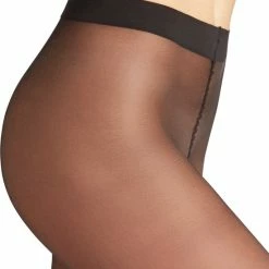 FALKE Pure Matt Dun Fijn Versterkt Zacht Zonder Motief Effen Mat Elegant Doorschijnend Sheer 20 Denier Zwart Dames Panty - Maat M -Exporteren beenmode winkel 550x715 2