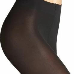 FALKE Pure Matt Dun Fijn Versterkt Zacht Zonder Motief Effen Mat Elegant Comfortabel Half Ondoorzichtig 50 Denier Zwart Dames Panty - Maat S-M -Exporteren beenmode winkel 550x722