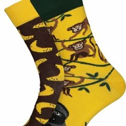 Many Mornings Toffe Sokken - Gekke Sokken - Leuke Sokken - Monkey Business - Maat: 35 T/m 38 -Exporteren beenmode winkel 550x723