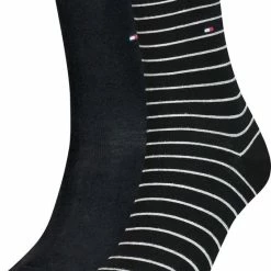 Tommy Hilfiger WOMEN SOCK 2P SMALL STRIPE Vrouwen Sokken Maat 35-38 -Exporteren beenmode winkel 550x724 1
