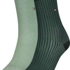 Tommy Hilfiger Transparante Streep Dames Sokken - 2-pack - Maat 39-42