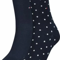 Tommy Hilfiger WOMEN SOCK DOT 2P Vrouwen Sokken Maat 35-38 -Exporteren beenmode winkel 550x724 6