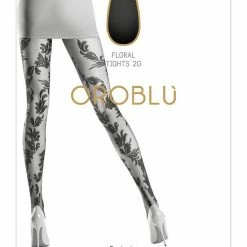 Oroblu - Fantasie Panty Delight, 20 Denier, Kleur Grijs - S -Exporteren beenmode winkel 550x728 6