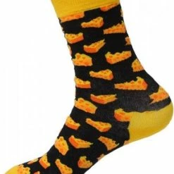 Merkloos Sokken - Katoen - Unisex - Maat 38-45 - Kaas - Grappige Sokken