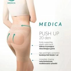 Gabriella Push Up Panty 20DEN, Kleur Beige, Maat 5-XL -Exporteren beenmode winkel 550x732 6