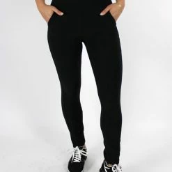 Merkloos Dames Tregging Romy M/L - Zwart - Luxe & Comfort - Hoge Taille -Exporteren beenmode winkel 550x733 11