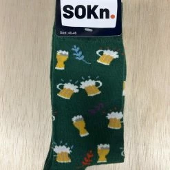 Merkloos SOKn. Trendy Sokken *BIERRR...* Maat 40-46 (ook Leuk Om Kado Te Geven !)