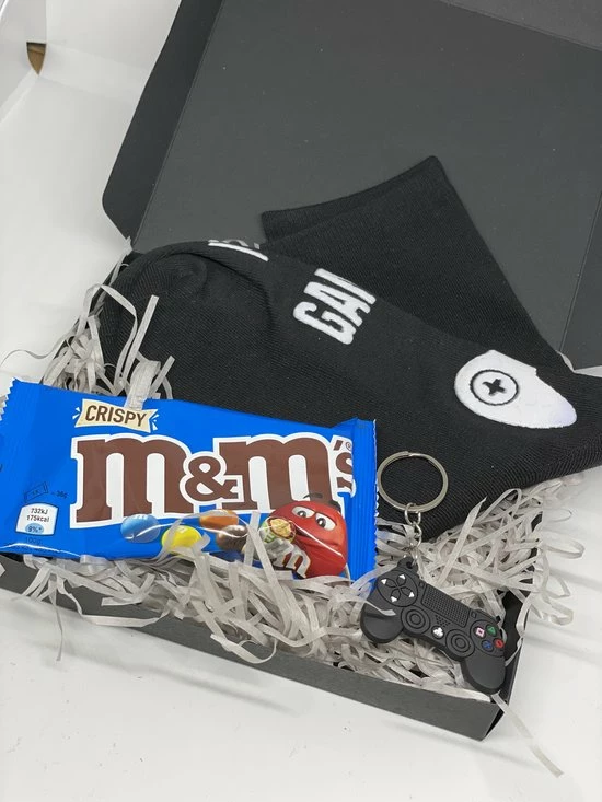 Merkloos Geschenkset Gaming Sokken - Heren Cadeau - Playstation Sleutelhanger - Valentijnsdag - Valentijn Cadeau Voor Hem 7 Merkloos Geschenkset Gaming Sokken - Heren Cadeau - Playstation Sleutelhanger - Valentijnsdag - Valentijn Cadeau Voor Hem - Afbeelding 5