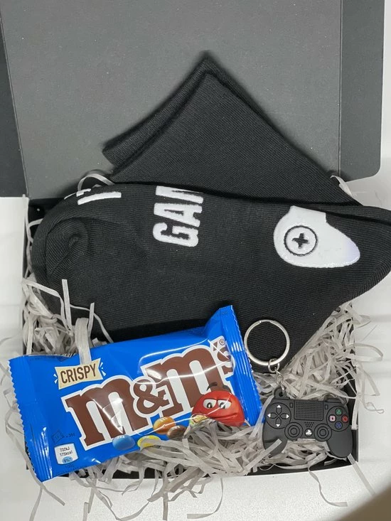 Merkloos Geschenkset Gaming Sokken - Heren Cadeau - Playstation Sleutelhanger - Valentijnsdag - Valentijn Cadeau Voor Hem 9 Merkloos Geschenkset Gaming Sokken - Heren Cadeau - Playstation Sleutelhanger - Valentijnsdag - Valentijn Cadeau Voor Hem - Afbeelding 7