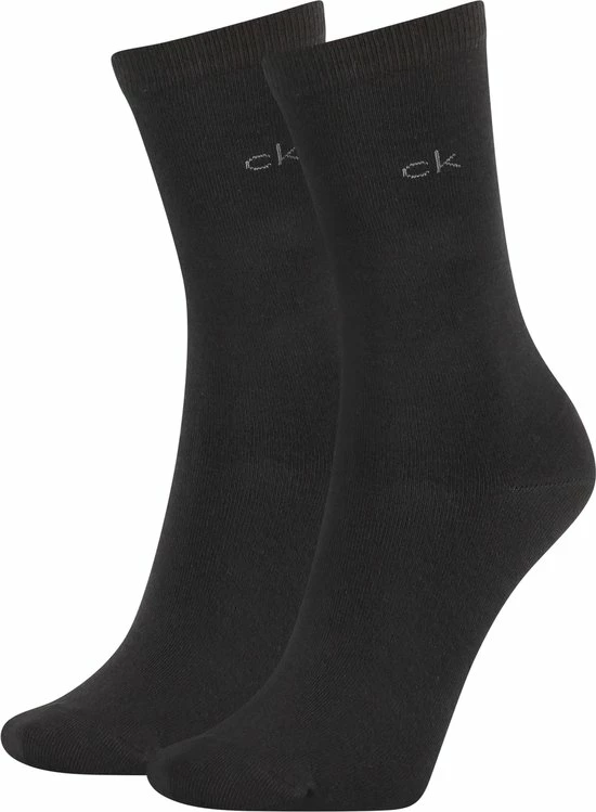 Calvin Klein 2P Flat Knit Annika Dames Sokken - Maat 37-41 4 Calvin Klein 2P Flat Knit Annika Dames Sokken - Maat 37-41 - Afbeelding 2