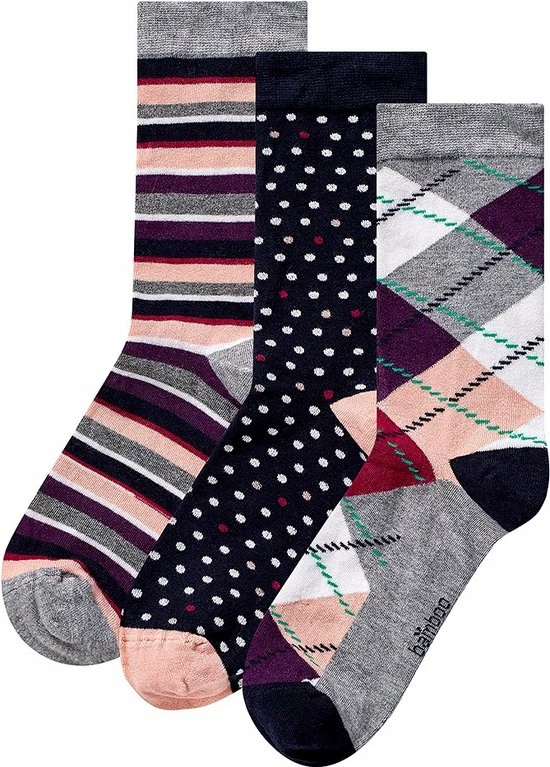 Bamboe Sokken | 6-Paar | Bamboe Dames Sokken Fashion | Multi Grijs | Maat 39/42 | Bamboe Dames Sokken | Naadloze Sokken | Bamboo | Apollo 6 Bamboe Sokken | 6-Paar | Bamboe Dames Sokken Fashion | Multi Grijs | Maat 39/42 | Bamboe Dames Sokken | Naadloze Sokken | Bamboo | Apollo - Afbeelding 4