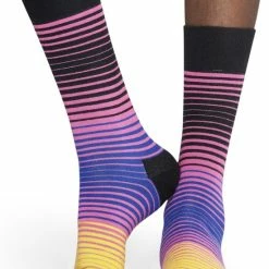 Happy Socks Sokken Stripe Zwart Roze Geel Blauw Unisex - Maat 36-40 6 Happy Socks Sokken Stripe Zwart Roze Geel Blauw Unisex - Maat 36-40 -Exporteren beenmode winkel 550x775 5