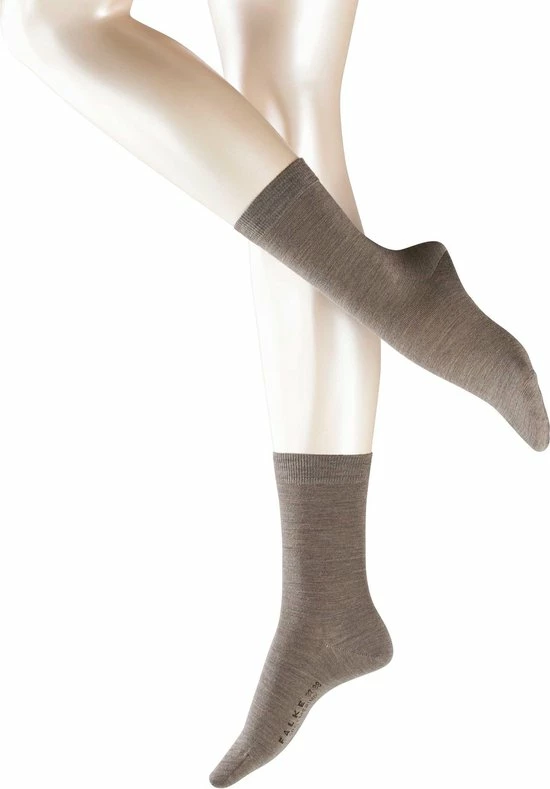 FALKE Softmerino Dik Halfhoog Comfortabel Zonder Motief Zacht Winter Warm Ondoorzichtig Merinowol Katoen Bruin Dames Sokken - Maat 35-36 10 FALKE Softmerino Dik Halfhoog Comfortabel Zonder Motief Zacht Winter Warm Ondoorzichtig Merinowol Katoen Bruin Dames Sokken - Maat 35-36 - Afbeelding 8